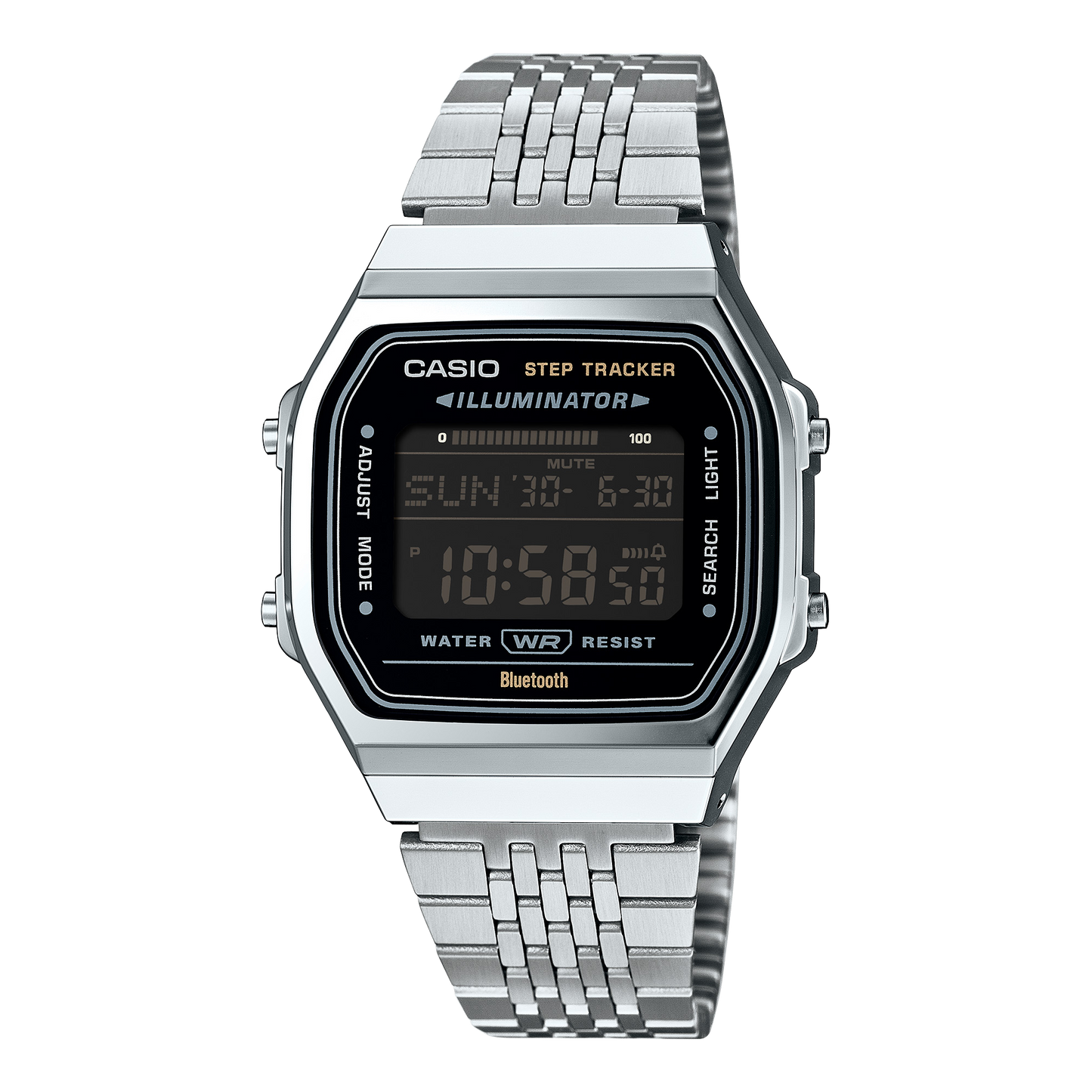 Casio 手機藍芽連接復古錶 ABL-100WE-1B