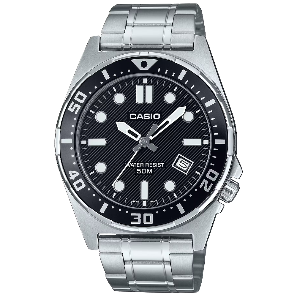 Casio 潛水款色指針錶 MTP-135D-1AV