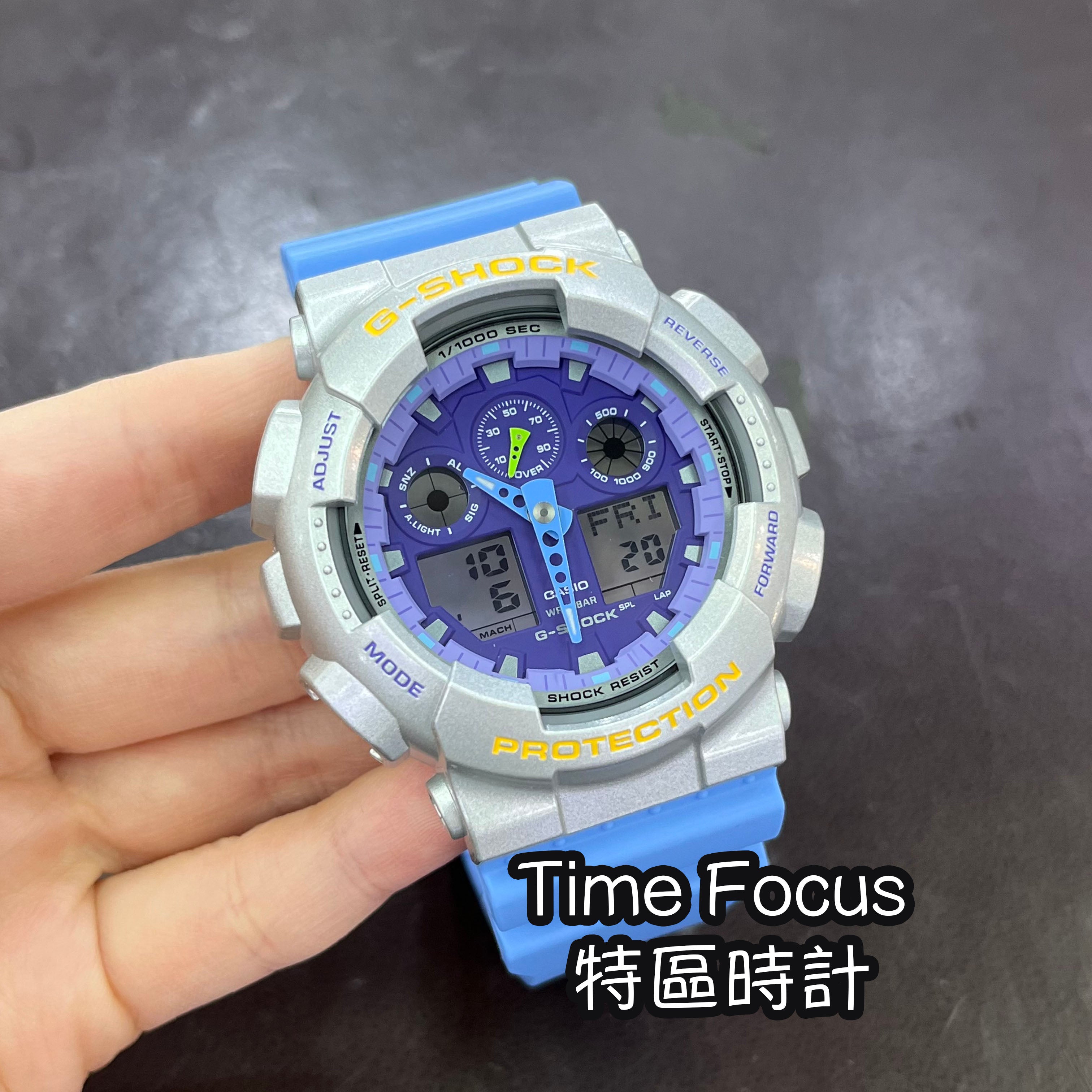 G-Shock GA-100EU-8A2 – 特區時計TIME FOCUS