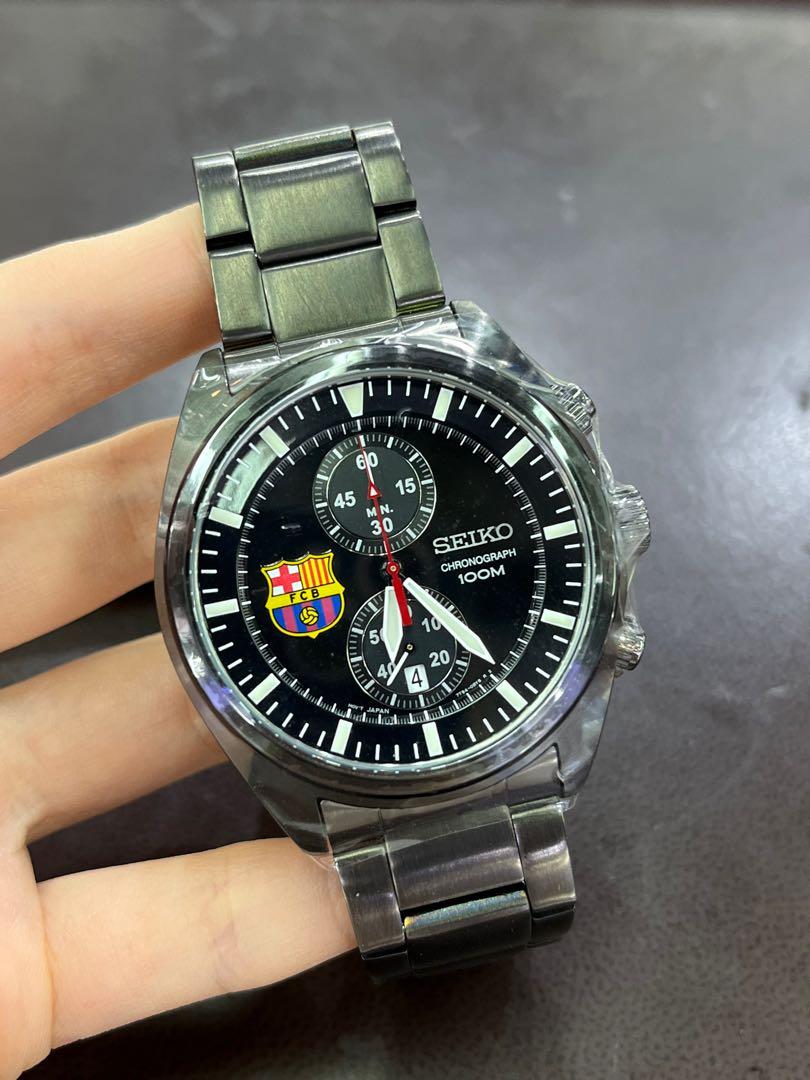 Seiko FCB 巴塞隆納足球限定計時碼錶 SNN267P1