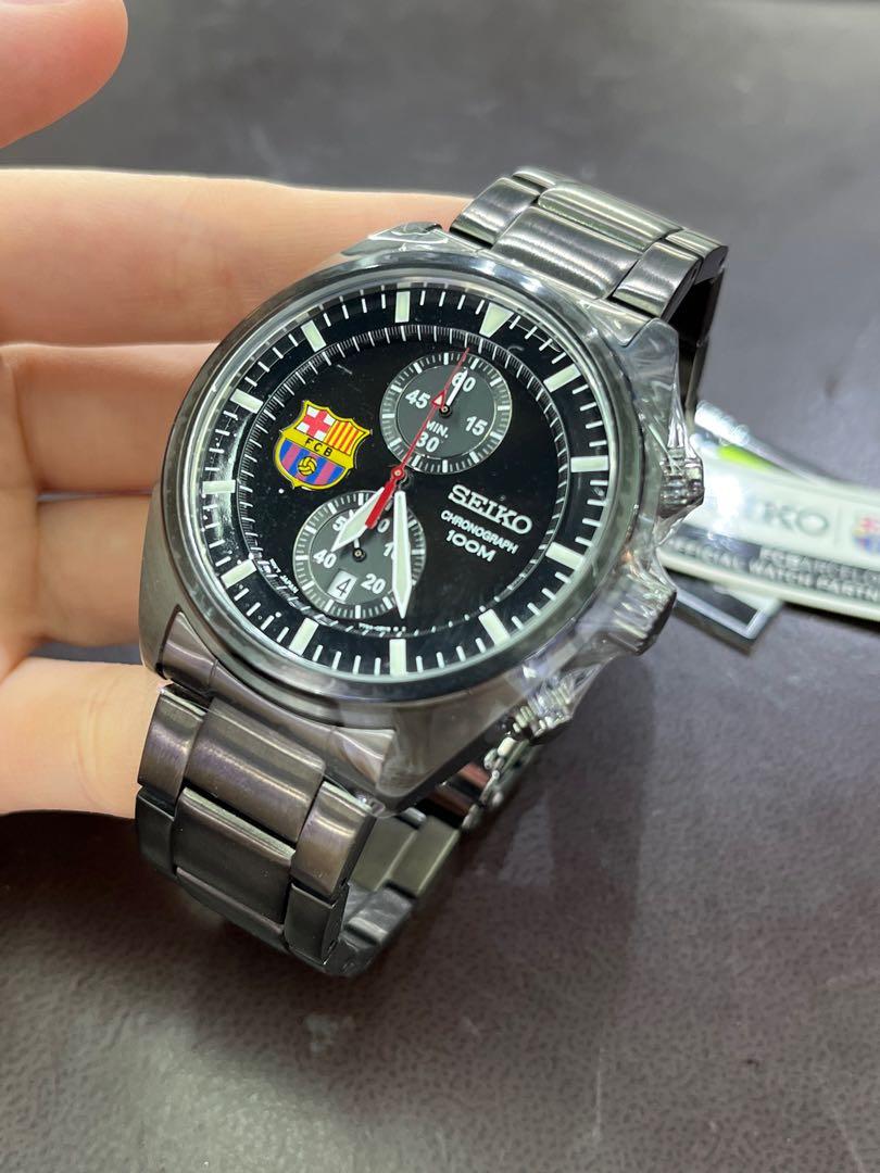 Seiko FCB 巴塞隆納足球限定計時碼錶 SNN267P1