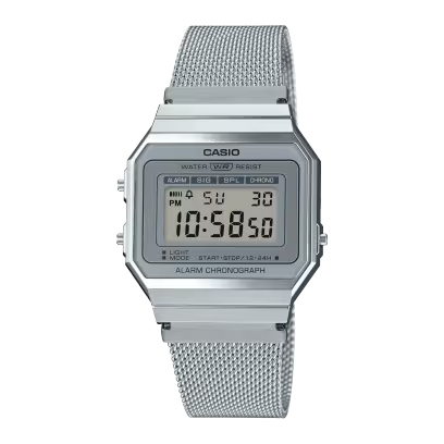 Casio 復古跳字錶 米蘭帶 A700WM-7A