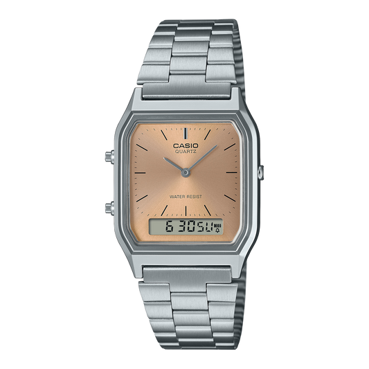 Casio 銅色復古錶 AQ-230A-4A