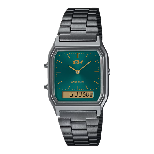Casio 槍灰色復古錶 AQ-230EGG-3A