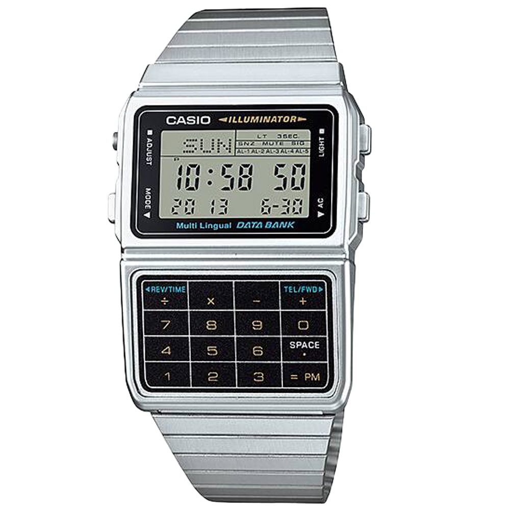 Casio 復古計算機跳字錶 DBC-611-1