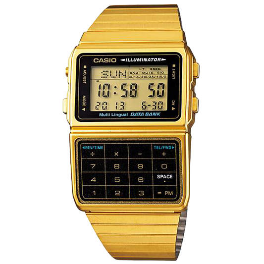 Casio 復古計算機跳字錶 DBC-611G-1