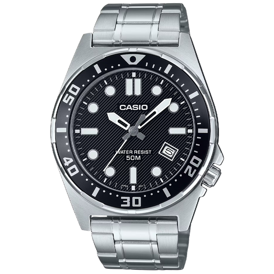 Casio 潛水款色指針錶 MTP-135D-1AV