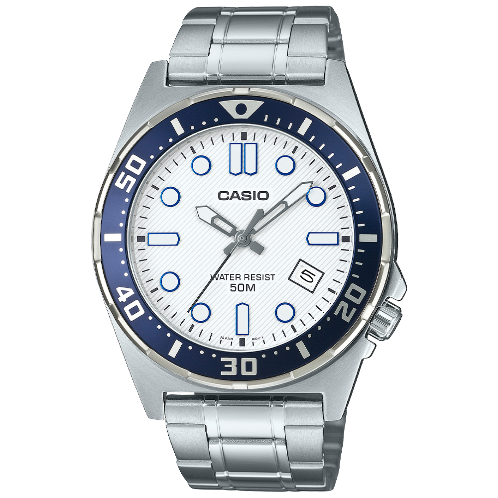 Casio 潛水款色指針錶 MTP-135D-7AV